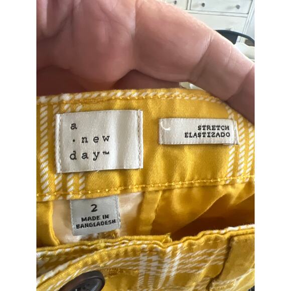 NWT A New Day size 2 plaid shorts - Picture 3 of 4